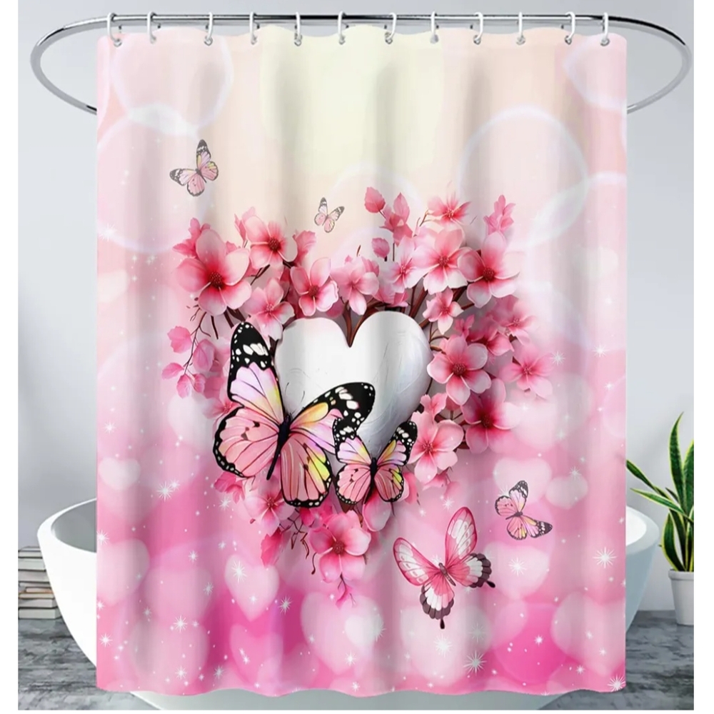Shower Curtain [Brfly&ChryBlsm]